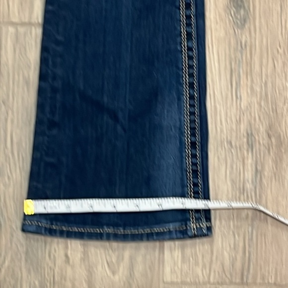 Vintage Rock Revival Jeans Women’s Size 25 Gwen Boot Distressed Buckle Y2K Blue - Picture 14 of 16